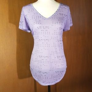 Mudd Purple Arrow Top